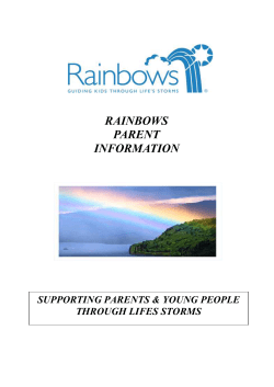 Rainbows - Parent Information