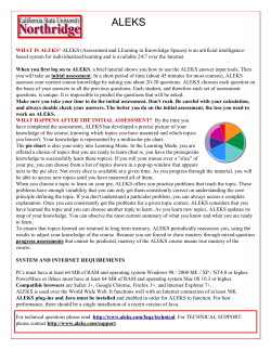 aleks - CSUN.edu