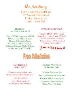 the Academy - First Presbyterian Academy