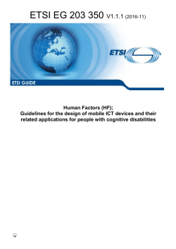 ETSI EG 203 350 V1.1.1