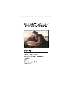 digest #: 3491 title new world encountered, the