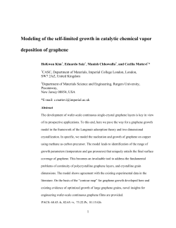 Modeling of the self-limited growth in catalytic chemical vapor