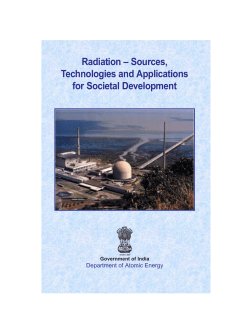 Radiation &ndash; Sources, Technologies and Applications for Societal