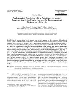 Radiographic Prediction of the Results of Long