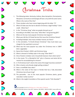 Christmas Trivia