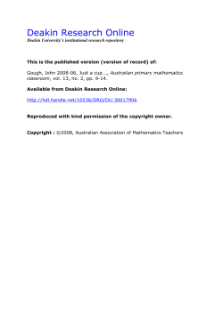 Deakin Research Online - DRO