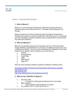 1. What is iBeacon?