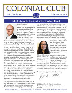 November 2016 - Colonial Club