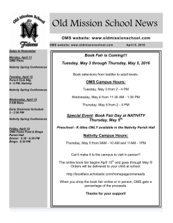 Old Mission School News