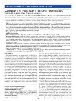 Quantification of the Fragmentation of Rest