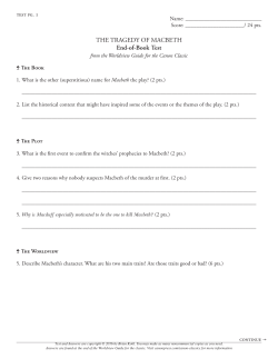 Macbeth WG TEST