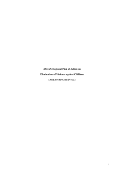 ASEAN Regional Plan of Action on the Elimination of Violence
