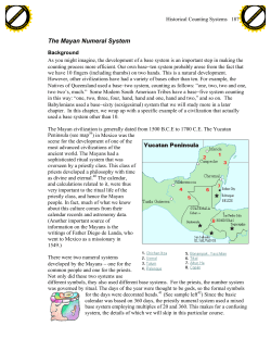 The Mayan Numeral System