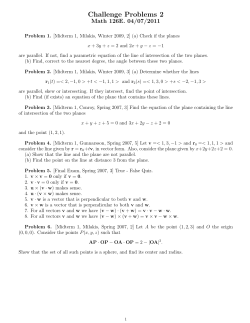 Challenge Problems 2