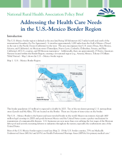 Border Health - National Rural Health Association