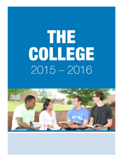 Section 2 Welcome to CCCC, College Mission, Vision