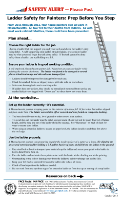 Ladder Safety for Painters: Prep Before You Step