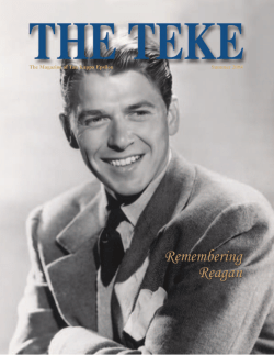 The Magazine of Tau Kappa Epsilon Summer 2004