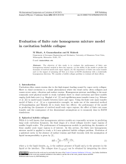 Evaluation of finite rate homogenous mixture model