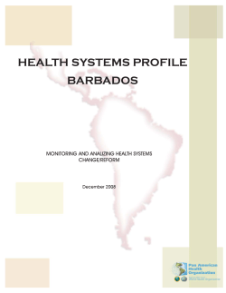 health systems profile barbados