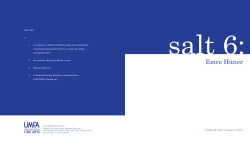 salt 6: Emre H&uuml;ner