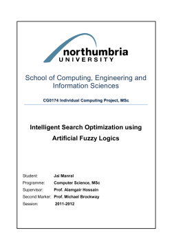 Intelligent Search Optimization using Artificial fuzzy logic
