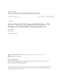 Income from the Discharge of Indebtedness: The Progeny of United