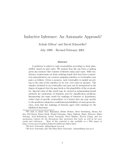 Inductive Inference: An Axiomatic Approach