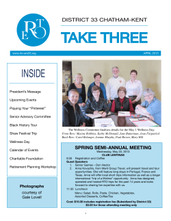 April 2013 - RTO-ERO District 33