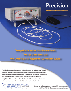 PET Literature 031512 - Precision Endoscopic Technologies