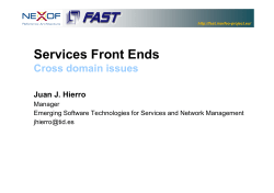 Cross-domain issues from the Users and Front