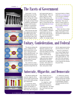 The Facets of Government - Troup County School System