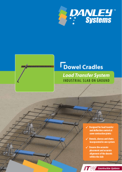 Dowel Cradles - Danley Systems