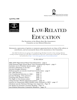 April/May 2008 - Illinois State Bar Association