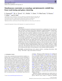 Simultaneous constraints on cosmology and photometric redshift