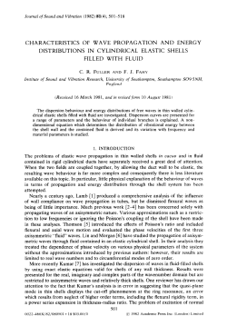 characteristics of wave propagation and energy