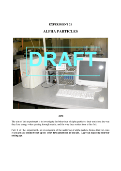 ALPHA PARTICLES