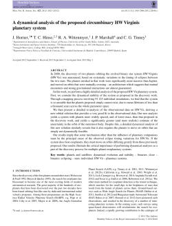 A dynamical analysis of the proposed circumbinary HWVirginis