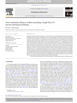 From continental rifting to seafloor spreading: Insight from 3D thermo