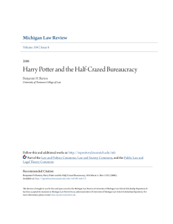 Harry Potter and the Half-Crazed Bureaucracy