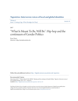 Hip-hop and the continuum of Gender Politics