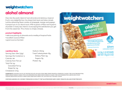 aloha! almond - Weight Watchers
