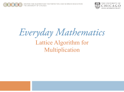 Everyday Mathematics