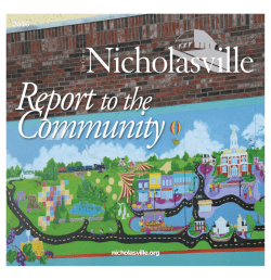Report to the Community
