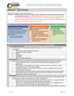 MS-ESS2-4 Evidence Statements