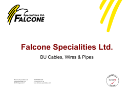 FCS / Company Profile - Falcone Specialities Ltd.
