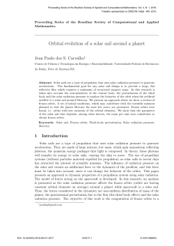 Orbital evolution of a solar sail around a planet
