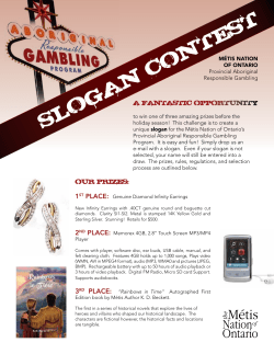 sLoGAn contEst - Metis Nation of Ontario