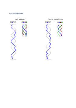 Four Bell Methods Bob Minimus Double Bob Minimus