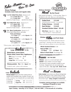 Take-Home - Visit Alton